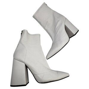 Alias Mae Ahnika Leather Pointy Block Heel Booties